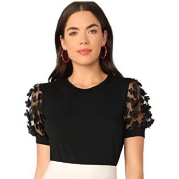 ROMWE Tops - ROMWE Women's Summer Short Sleeve Blouse Tops